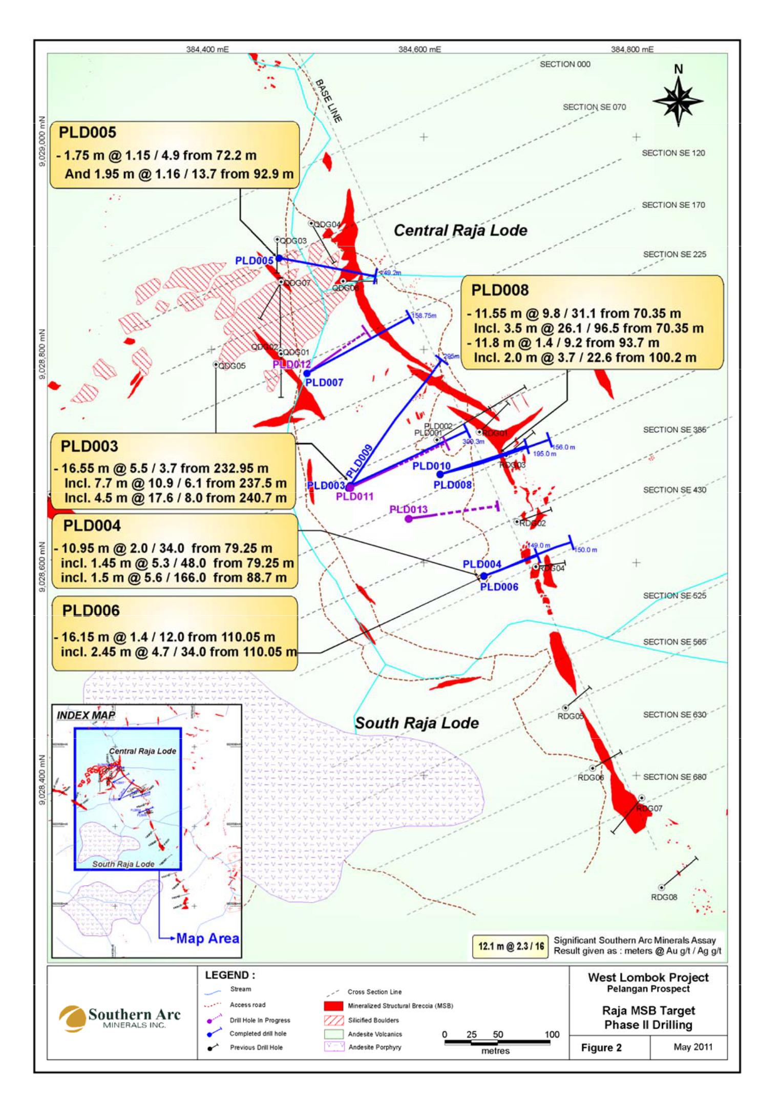 Figure 2 HIGH GOLD GRADES INTERSECTED